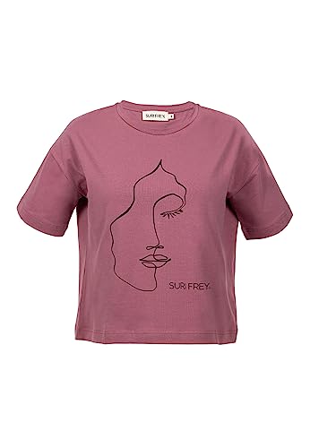 SURI FREY T-Shirt SFY Freyday SFW10008 Damen Shirts Uni Mauve 654 von SURI FREY