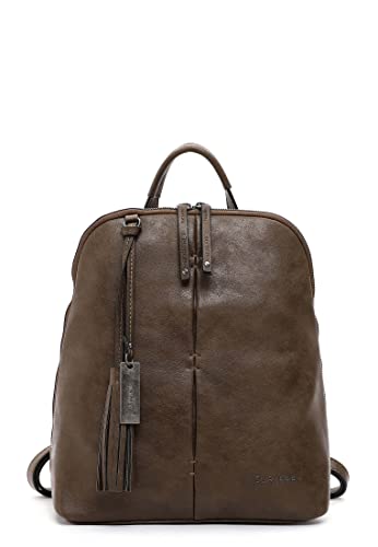 SURI FREY Rucksack Livy 13445 Damen Rucksäcke Uni mud 951 von SURI FREY