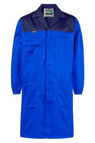 SUSHIMIAN Arbeitskittel Herren Lang Berufskittel Arbeitsmantel Werkstatt Arbeitsjacke Laborkittel Arbeitskleidung Berufsmantell, Marine+Königsblau, XL SUSHIMIAN Arbeitskittel Herren Lang Berufskittel Arbeitsmantel Werkstatt Arbeitsjacke Laborkittel Arbeitskleidung Berufsmantell, Marine+Königsblau, XL von SUSHIMIAN