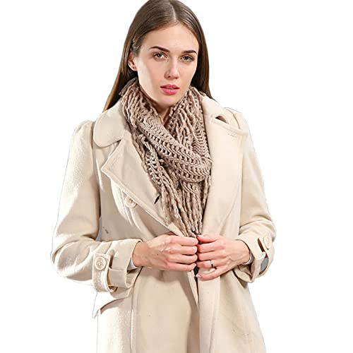 SUZALA Unisex Loopschal Strickschal Schlauchschal Winterschal, warmen Winter Loop Schal Für Damen Herren Jugendliche von SUZALA