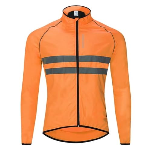 NaturVibes™ Premium Wetterjacke WOSAWE (Sommerorange,2XL) von SWZEC