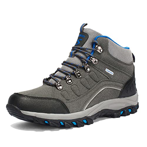 SWZEC reuniten ERGO Aura Ergonomischer Outdoor- und Wanderschuhe Rutschfest herren damen Orthopedic Outdoor Running Trail Hiker Casual Hiking Boots (44,Grau) von SWZEC