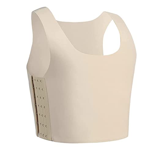 SXLLZSLC Brustbinder für Transgender-FTM Binder Trans Frauen Tomboy Lesben Super Flach Kompressionsband 3 Reihen Haken Kurzes BH-Tanktop SXLLZSLC Brustbinder für Transgender-FTM Binder Trans Frauen Tomboy Lesben Super Flach Kompressionsband 3 Reihen Haken Kurzes BH-Tanktop von SXLLZSLC