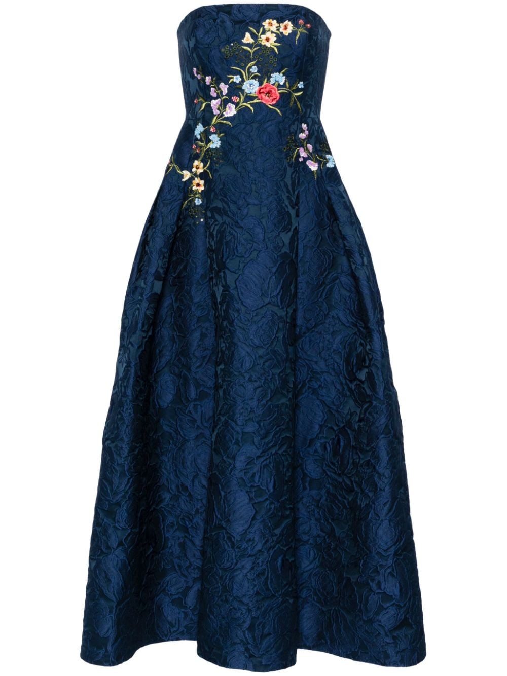 Sachin & Babi Belle Maxikleid mit Blumenstickerei - Blau von Sachin & Babi