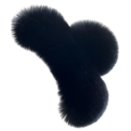 Künstlicher großer Klemmclip, niedlicher Fussel-Haarschmuck, niedlich, modische Haarklammer, Kopfbedeckung von Saddgo