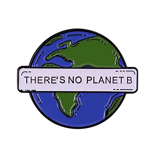 Saddgo There is No Planet Brosche Pin Klimawandel Erde Emaille Pin Save The Earth Umweltfreundlich Nachhaltig Pin von Saddgo