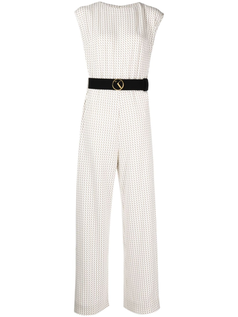 Saiid Kobeisy Kurzärmeliger Jumpsuit - Weiß von Saiid Kobeisy