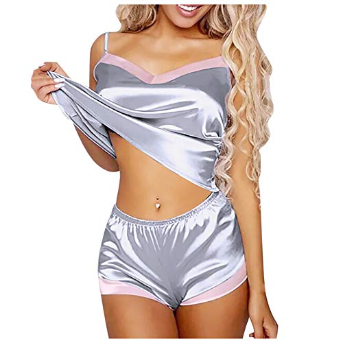 Saingace Valentinstag Herzförmig Druck Pyjama - Sexy Outfit Damen Damen Body Sexy Valentinstag ReizwäSche FüR Sex Dessous Sexy Set Dessouse+Sexy Damen UnterwäSche Sexy Outfits Damen Dessous von Saingace