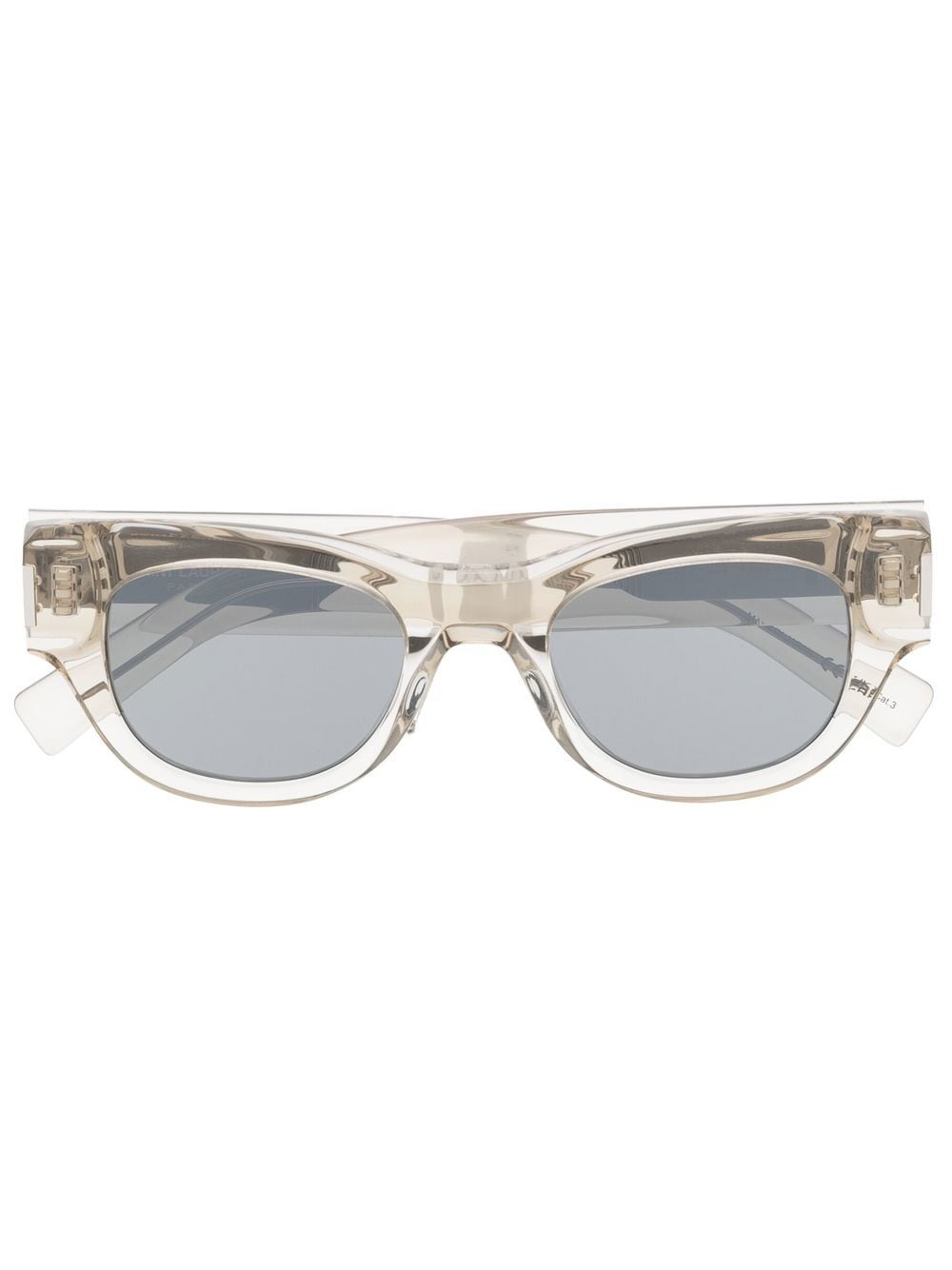 Saint Laurent Eyewear Transparente Sonnenbrille - Grau von Saint Laurent Eyewear