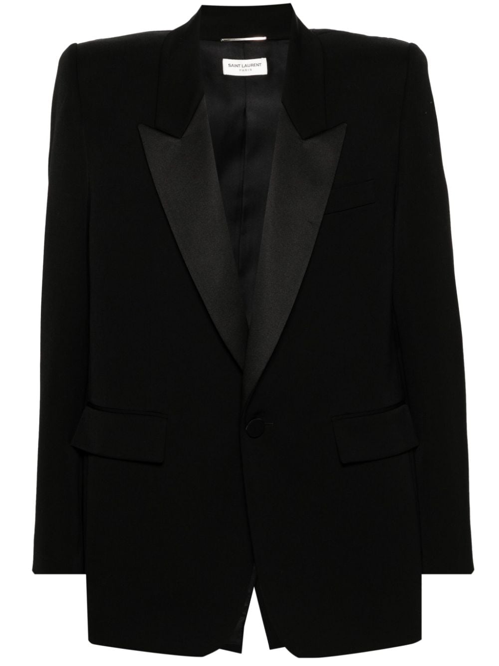 Saint Laurent Einreihiges Sakko - Schwarz von Saint Laurent