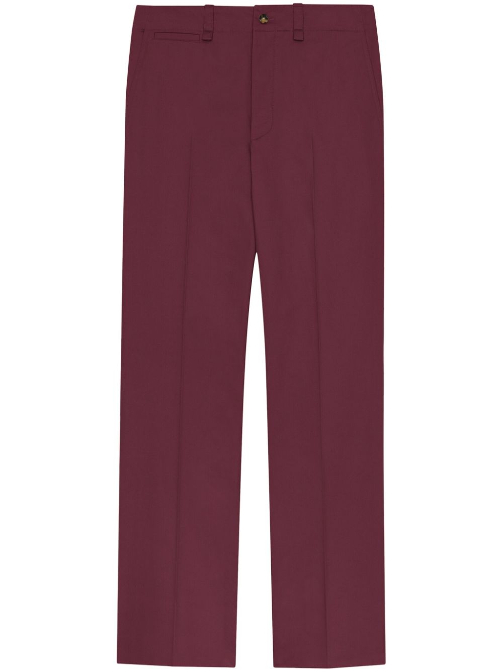 Saint Laurent Hose mit geradem Bein - Violett von Saint Laurent