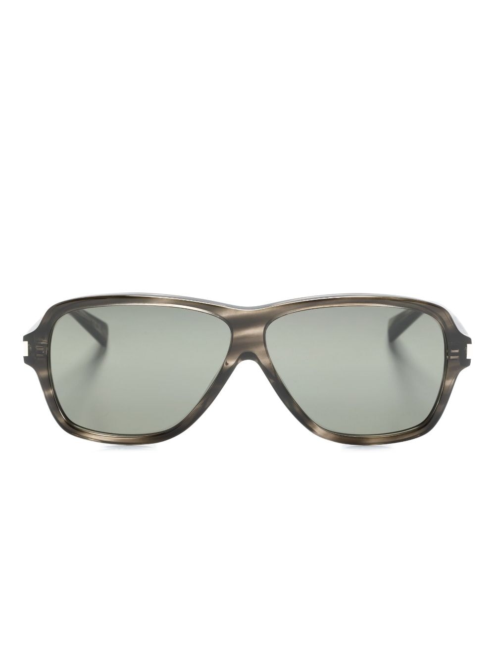 Saint Laurent Eyewear SL 609 Pilotenbrille - Grau von Saint Laurent Eyewear