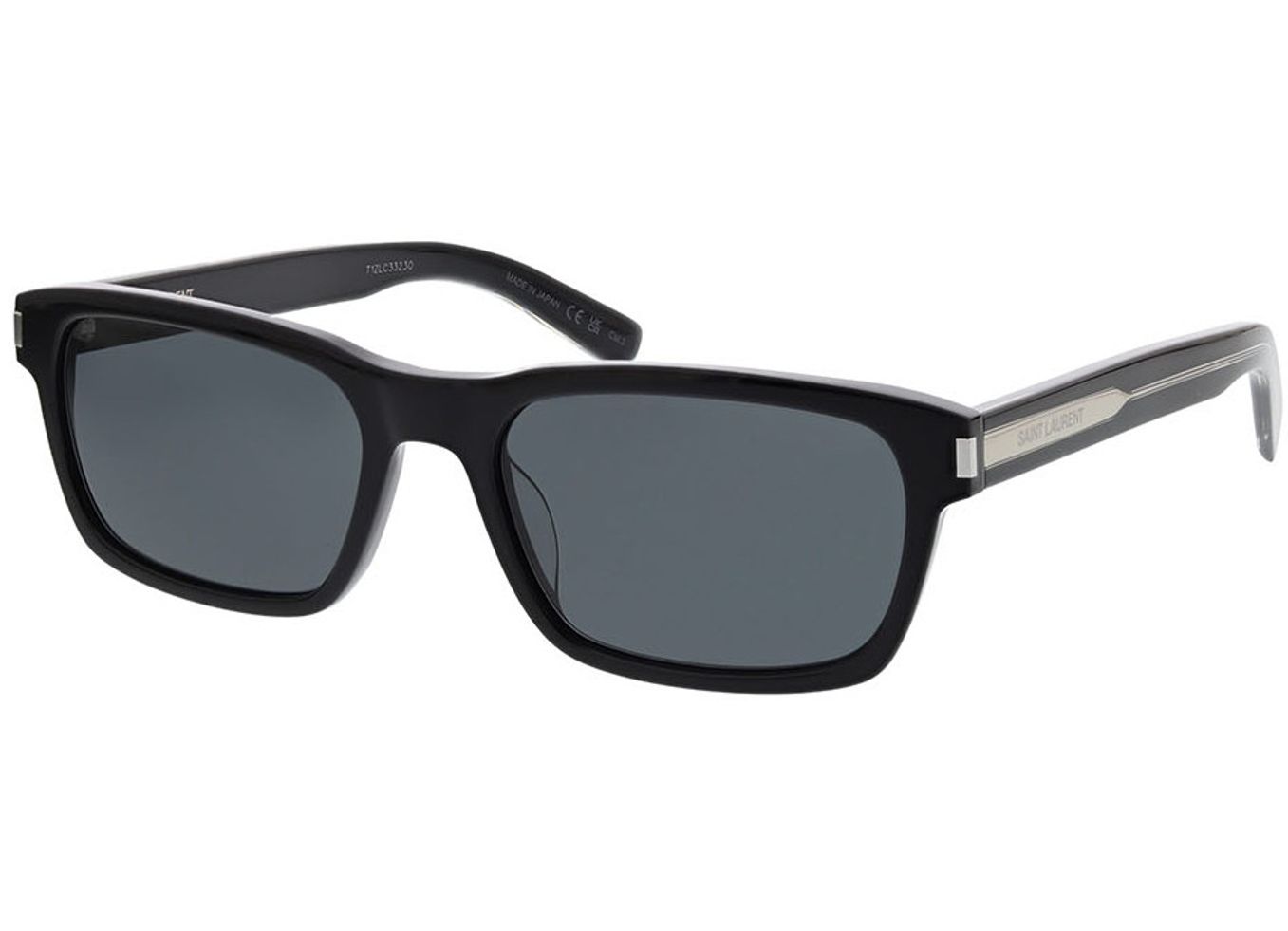 Saint Laurent SL 662-001 57-19 Sonnenbrille mit Sehstärke erhältlich, Herren, Vollrand, Rechteckig von Saint Laurent