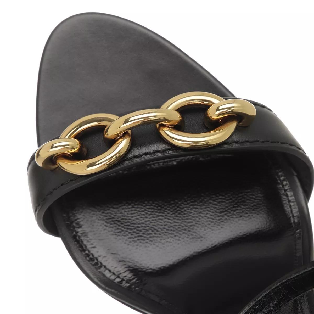 Saint Laurent Sandalen & Sandaletten - Le Maillon Sandals Smooth Leather - Gr. 39 (EU) - in Schwarz - für Damen von Saint Laurent