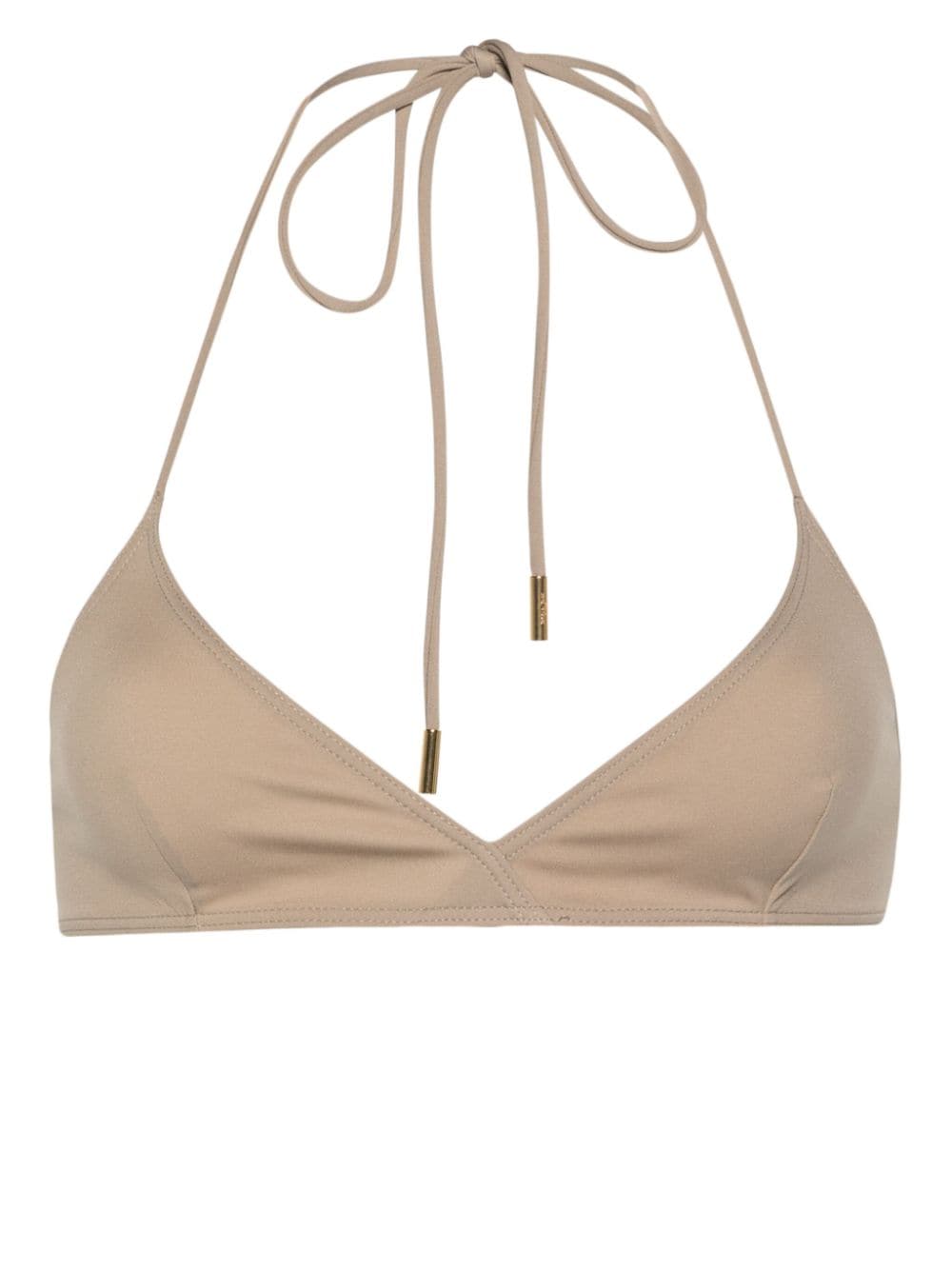 Saint Laurent Klassisches Triangel-Bikinioberteil - Nude von Saint Laurent