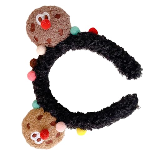 3D-Plüsch-Stirnband für Damen und Mädchen, flauschiges Haar-Accessoire, Cartoon-Haarreifen, Make-up-Kopfschmuck, geeignet für alle Altersgruppen von Saiyana