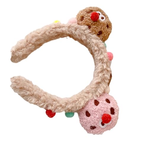 3D-Plüsch-Stirnband für Damen und Mädchen, flauschiges Haar-Accessoire, Cartoon-Haarreifen, Make-up-Kopfschmuck, geeignet für alle Altersgruppen von Saiyana