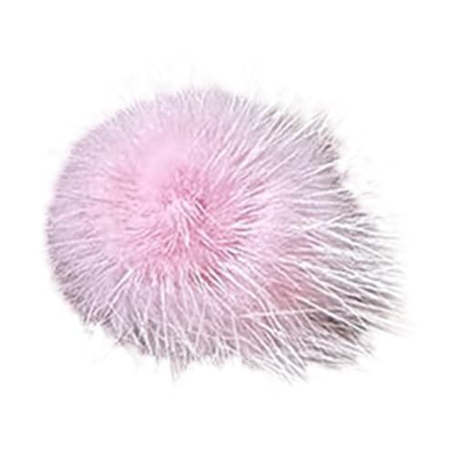 Bonbonfarbene Pompons für Mädchen, niedlicher süßer Charm, Haarspangen, Ästhetik, Plüsch-Haar-Accessoires, Haarspange für Damen, dünnes/dickes Haar, Haarspange für Damen, dicke Haar-Styling-Pompons von Saiyana