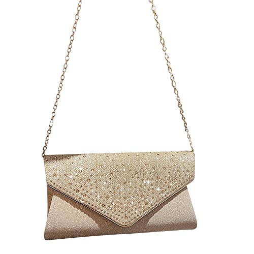 Damen Abendtasche Exquisite Clutch Handtasche Glitzernde Umhängetasche Mit Kette Bankett Hochzeit Geldbörse Für Cocktailparty Damen Abendtasche Exquisite Clutch Handtasche Glitzernde Umhängetasche Mit Kette Bankett Hochzeit Geldbörse Für Cocktailparty von Saiyana