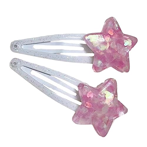 Jelly Star Y2K-Stil Pailletten Rosa Haarnadel Süße Handgemachte Pins Haarnadel Zubehör für Frauen Mädchen Mädchen Haarnadel von Saiyana