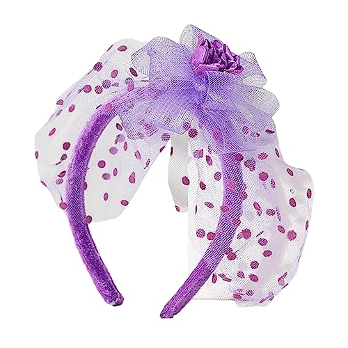 Punk, mittelalterlicher Haarreif mit Blume, Haarreifen für Damen, Karneval, Stirnband, für Festival, Party, Aufführungen, Abschlussball, Haarschmuck, Haarreifen für Damen, Garnblume, dekorativer von Saiyana