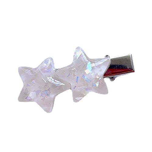 Superlatives Jelly Texture Star Haarnadel für Damen, niedlicher süßer Charm, Haarclip, Ästhetik, Glitzer, Haarschmuck, Haarspange für Damen, dünnes Haar, Haarspange für Damen, Haarstyling, Sternenhaar von Saiyana