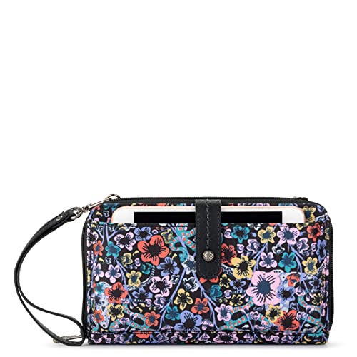 Sakroots Damen Artist Circle Large Smart Crossbody Große Smartphone-Umhängetasche, Pink Mojave Canyon Sakroots Damen Artist Circle Large Smart Crossbody Große Smartphone-Umhängetasche, Pink Mojave Canyon von Sakroots
