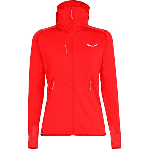 Salewa Damen Agner Hybrid Hoodie Jacke, flame melange, 36 von Salewa