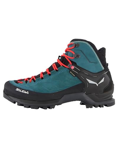 Salewa WS Mountain Trainer Mid Gore-TEX Damen Trekking- & Wanderstiefel, Blau (Atlantic Deep/Ombre Blue), 37 EU von Salewa