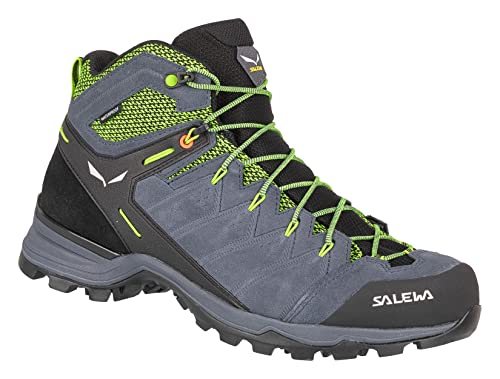 Salewa Herren MS Alp Mate Mid WP Trekking- & Wanderstiefel, Ombre Blue/Pale Frog, 41 EU von Salewa