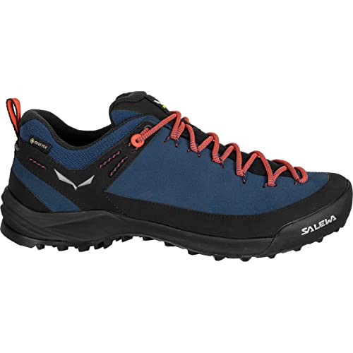 Salewa Herren Wildfire Leather GTX M Wanderschuhe, Dark Denim Black, 40.5 EU von Salewa