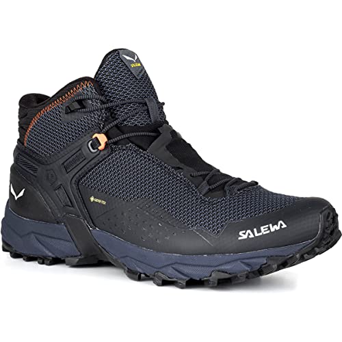 Salewa MS Ultra Flex 2 Mid Gore-TEX Herren Traillaufschuhe, Schwarz (Black Out/Red Orange), 42 EU von Salewa