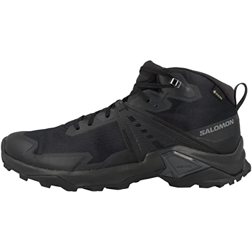 SALOMON Herren X Raise 2 Mid GTX Kletterschuh, Schwarzes, schwarzes Ebenholz, 45 1/3 EU von Salomon