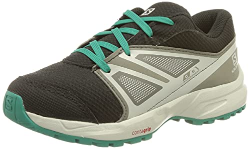 Salomon Sense Climasalomon™ Waterproof (wasserdicht) Kinder Trailrunning-Schuhe, Schwarz (Black/Pearl Blue/Parasailing), 30 EU von Salomon