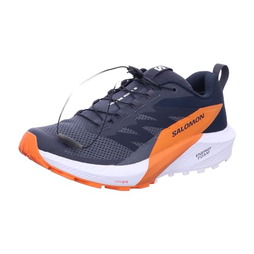 Salomon Sense Ride 5 GTX Trailrunningschuhe India Ink/Carbon/Dragon Fire UK 11,5 - EU 46,7 von Salomon