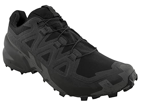 Salomon Speedcross 6 Forces Einsatzschuh (46.5 EU, Schwarz) von Salomon