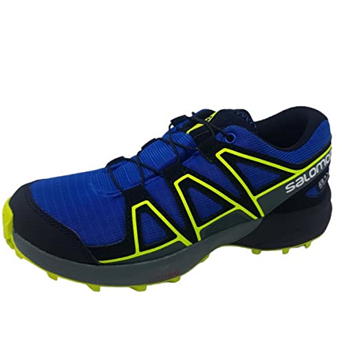 Salomon Speedcross Climasalomon Waterproof Kinder Outdoor-Schuhe, Präzise Passform, Grip, Praktischer Komfort, Nautical Blue, 34 von Salomon