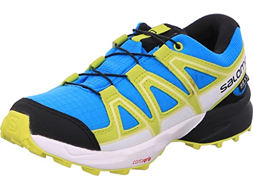 Salomon Speedcross Climasalomon™ Waterproof (wasserdicht) Junior Kinder Trailrunning-Schuhe, Blau (Hawaiian Ocean/Evening Primrose/Charlock), 32 EU von Salomon