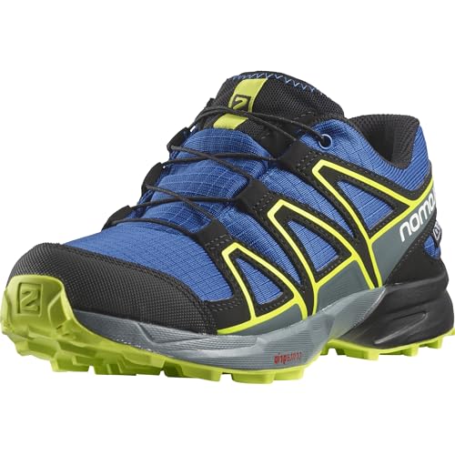 Salomon Speedcross Climasalomon Waterproof Kinder Outdoor-Schuhe, Präzise Passform, Grip, Praktischer Komfort, Nautical Blue, 38 von Salomon