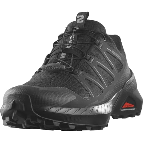 Salomon Speedcross Peak ClimaSalomon Wasserdichte Herren Trail-Laufschuhe,Präzise Passform,Geländegängiger Schutz ,Aktiver Grip,Black,44 von Salomon