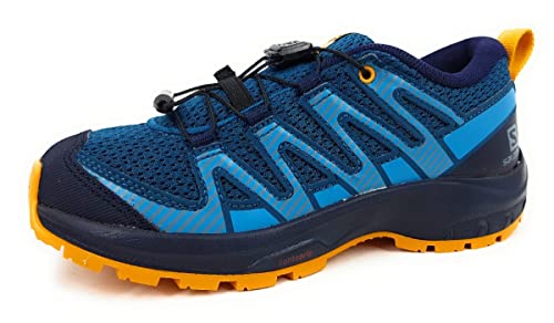 Salomon Unisex Kinder Xa Pro V8 Traillaufschuhe, Legion Blue Night Sky Autumn Blaze, 35 EU von Salomon