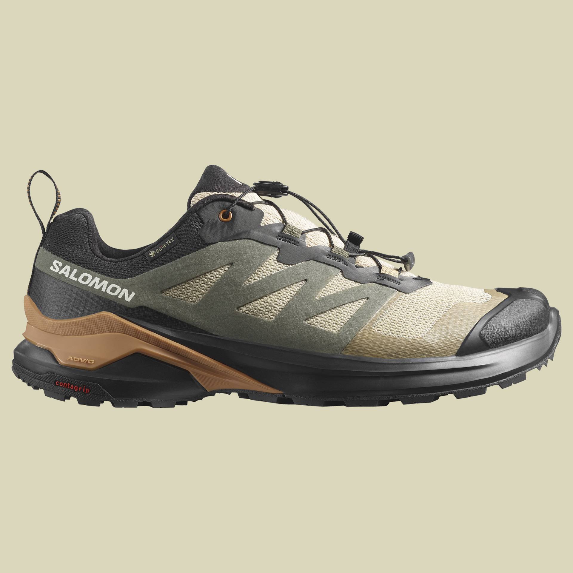 X-Adventure GTX Men Größe UK 8,5 Farbe safari/black/sugar almond von Salomon