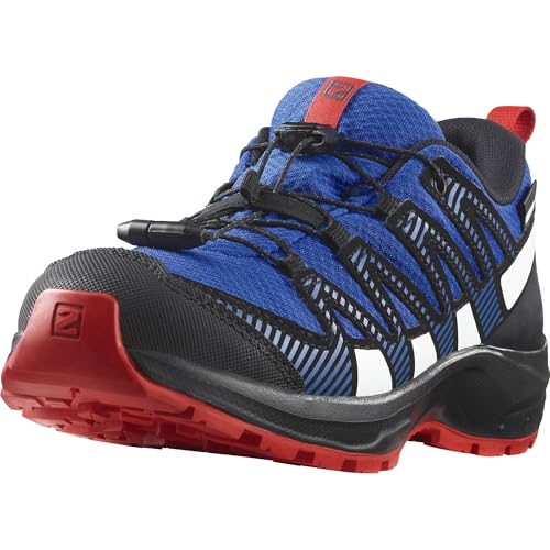 Salomon XA Pro V8 Climasalomon Waterproof Kinder Outdoor-Schuhe, Präzise Passform, Grip in jedem Gelände, Sportlicher Look, Lapis Blue, 35 von Salomon