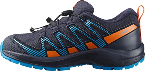 Salomon XA Pro V8 ClimaSalomon Waterproof Kinder Trailrunning-Schuhe, Präzise Passform, Grip in jedem Gelände, Sportlicher Look, Navy Wil, 31 von Salomon