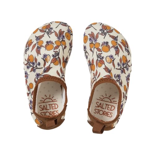 Salted Stories SASS24-073SCT Badeschuhe mit UV-Schutz (UPF 50+) - L'orange/Savi (Gr. 18/19) von Salted Stories