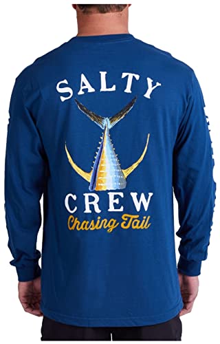 Salty Crew Langärmeliges T-Shirt, Hafenblau, XX-Large von Salty Crew