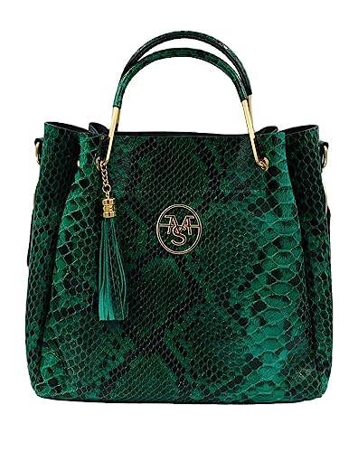 Salvadore Feretti Women's SF0533 Shoulder Bag, Smaragd von Salvadore Feretti