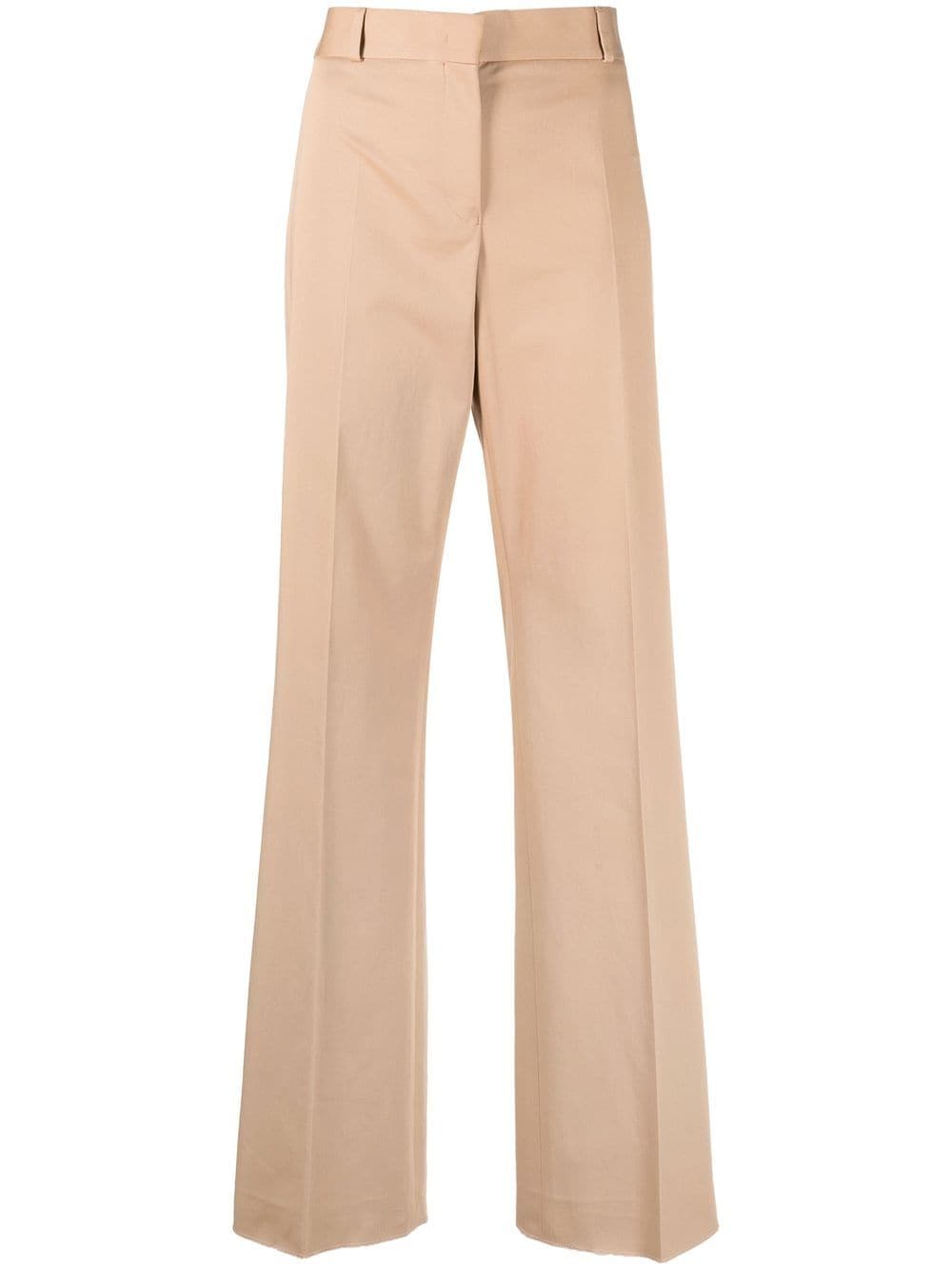 Ferragamo High-Waist-Hose mit geradem Bein - Nude von Ferragamo