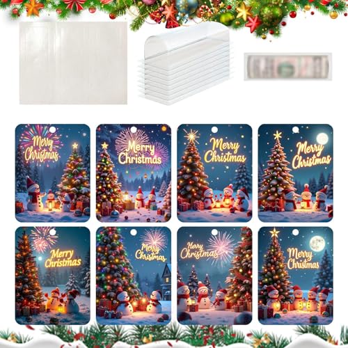 Salyeeluly Weihnachts-Geldhalter,Weihnachts-Geldhalter | 8 Stück Drachen- -Geldhalter - Cash Christmas Ornaments Weihnachtszubehör mit Umschlägen für den Weihnachtsbaum Salyeeluly Weihnachts-Geldhalter,Weihnachts-Geldhalter | 8 Stück Drachen- -Geldhalter - Cash Christmas Ornaments Weihnachtszubehör mit Umschlägen für den Weihnachtsbaum von Salyeeluly
