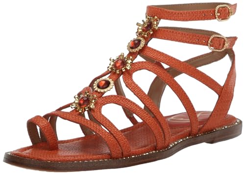 Sam Edelman Damen Tianna Gladiator Sandale, Terra Orange, 40.5 EU von Sam Edelman